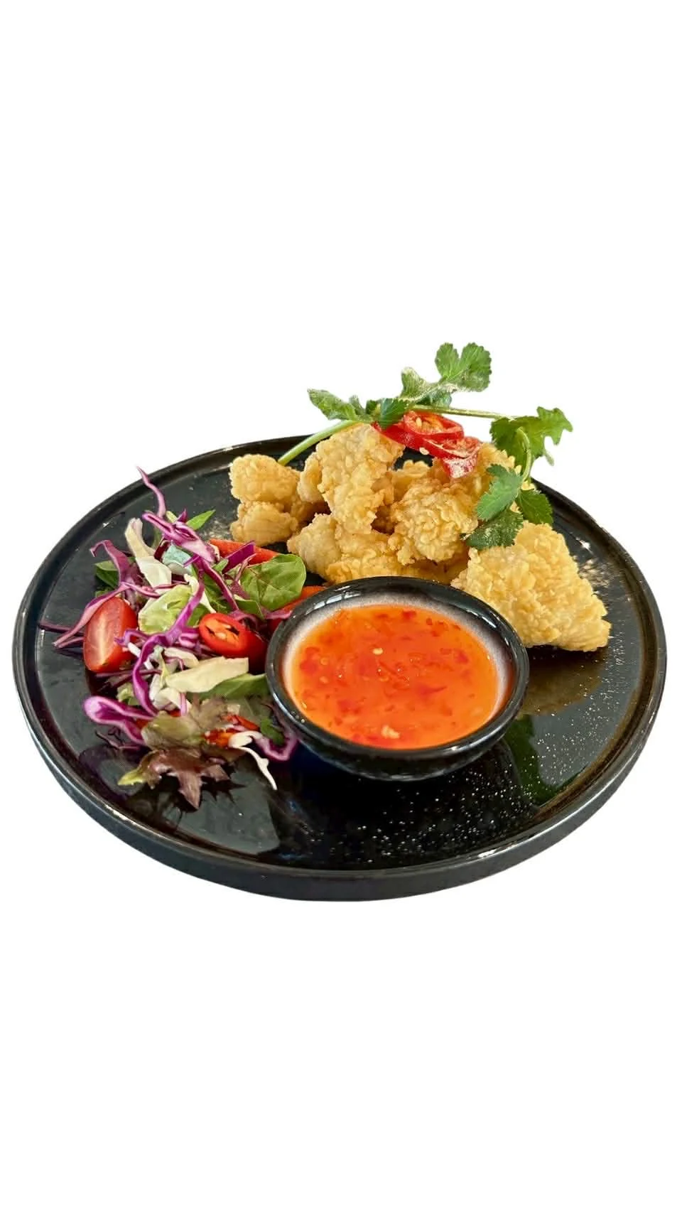 Calamari photo from the entree menu at Towerhill Thai Restaurant and Cafe in Frankston South, Melbourne