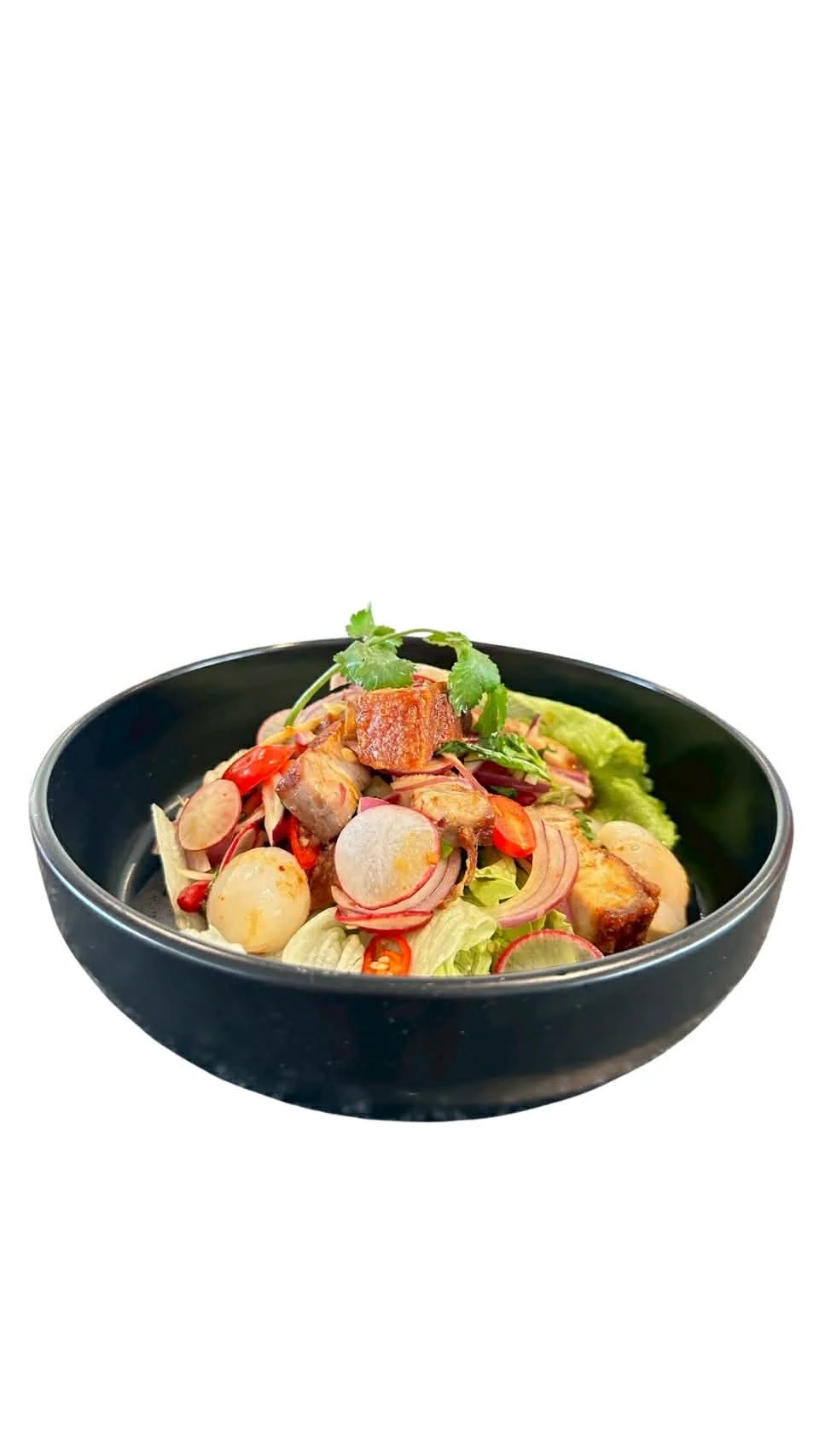 Crispy Pork photo from the salad menu at Towerhill Thai Restaurant and Cafe in Frankston South, Melbourne