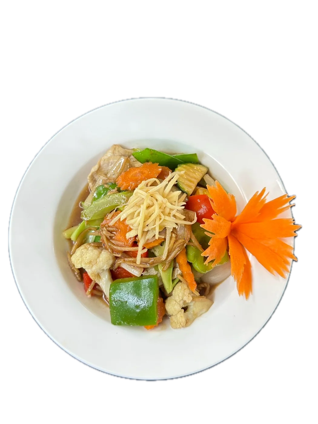 Ginger photo from the stir fry menu at Towerhill Thai Restaurant and Cafe in Frankston South, Melbourne