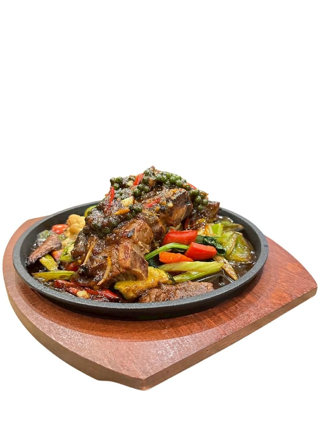 Lamb loin chops (Hot Plate) photo from the special dishes menu at Towerhill Thai Restaurant and Cafe in Frankston South, Melbourne