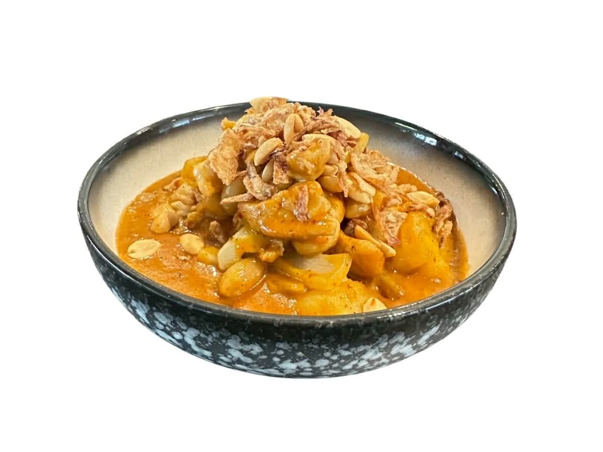 Massaman photo from the curry menu at Towerhill Thai Restaurant and Cafe in Frankston South, Melbourne