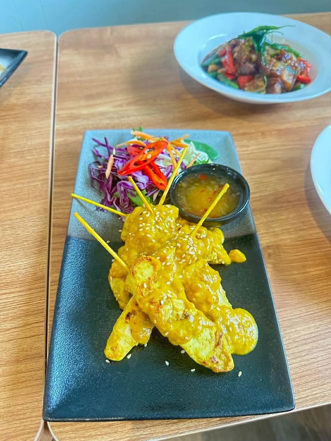 Satay Skewers photo from the entree menu at Towerhill Thai Restaurant and Cafe in Frankston South, Melbourne